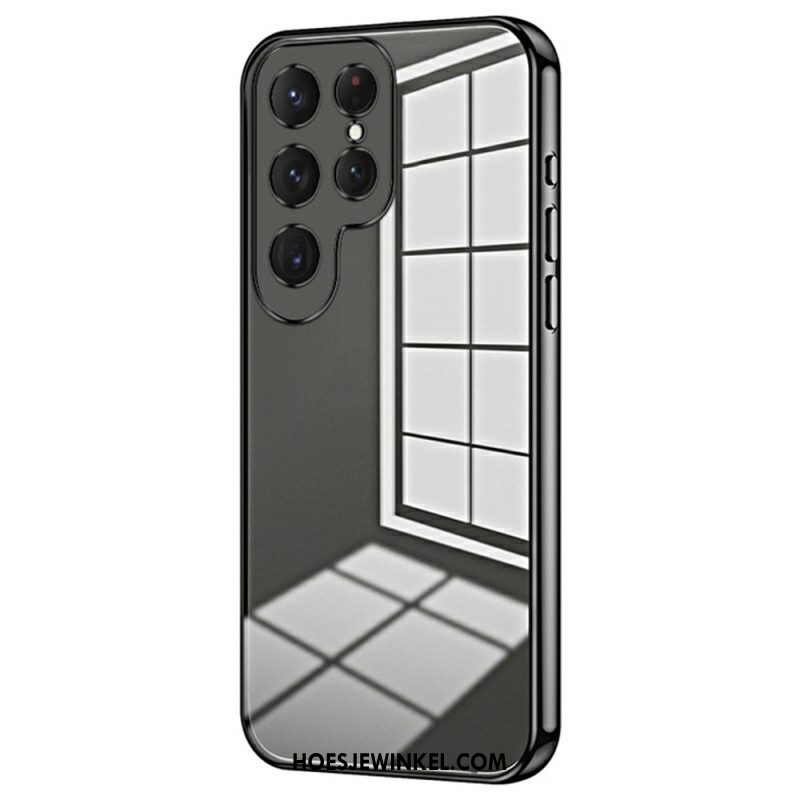 Hoesje Samsung Galaxy S25 Ultra 5g Rand In Metallic Stijl