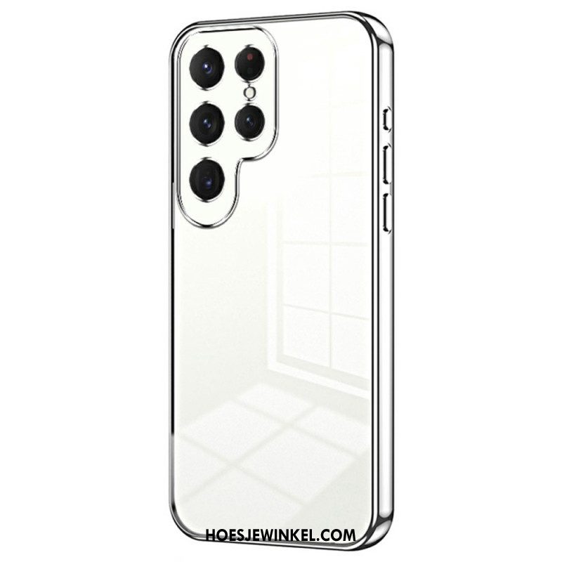 Hoesje Samsung Galaxy S25 Ultra 5g Rand In Metallic Stijl