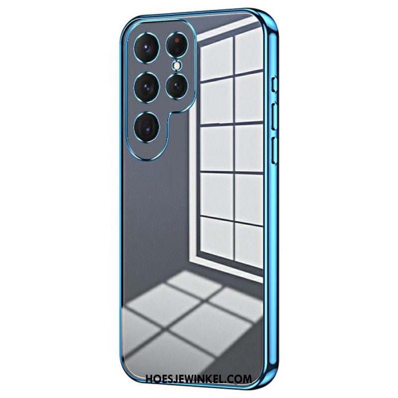 Hoesje Samsung Galaxy S25 Ultra 5g Rand In Metallic Stijl