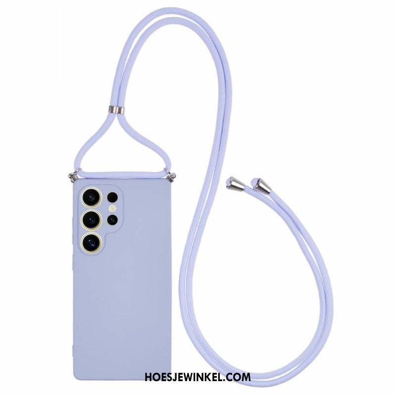 Hoesje Samsung Galaxy S25 Ultra 5g Rubberen Oppervlak Bescherming Hoesje