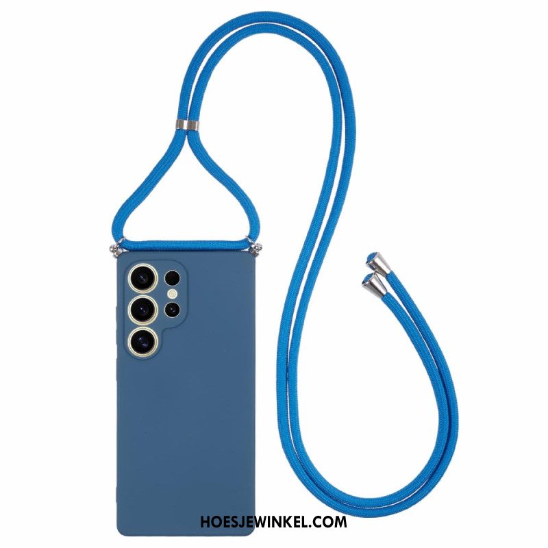 Hoesje Samsung Galaxy S25 Ultra 5g Rubberen Oppervlak Bescherming Hoesje