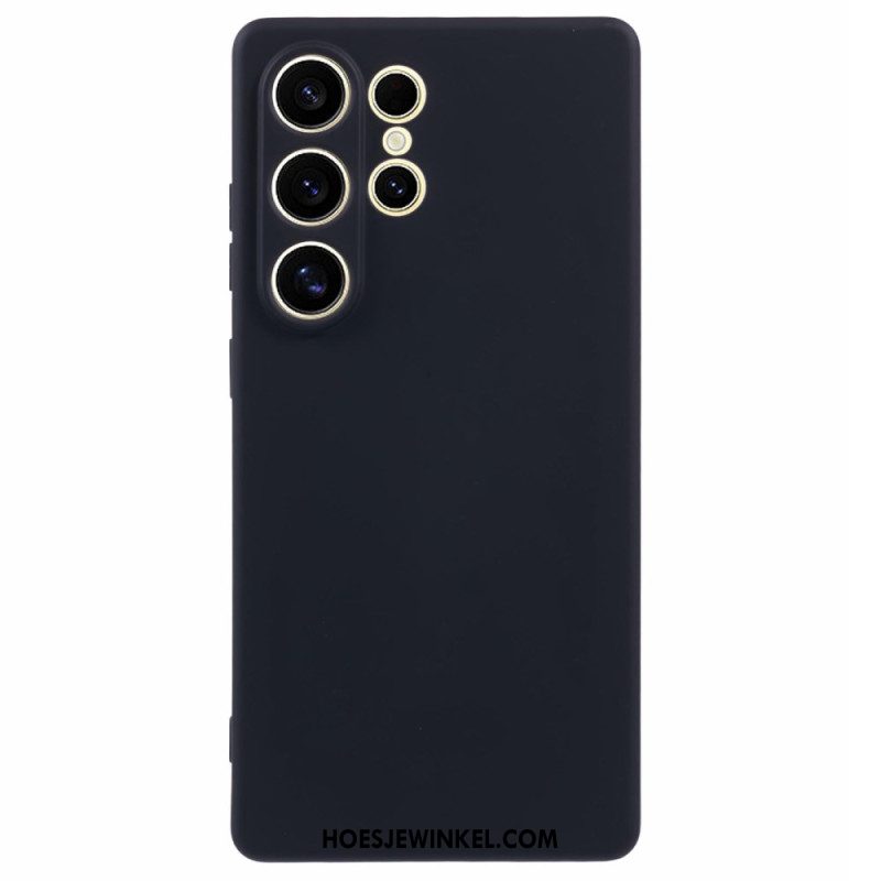 Hoesje Samsung Galaxy S25 Ultra 5g Zijdezacht Siliconen Bescherming Hoesje