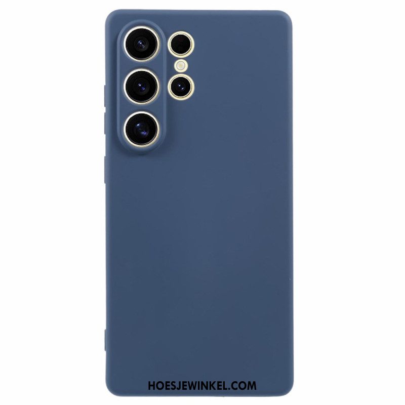 Hoesje Samsung Galaxy S25 Ultra 5g Zijdezacht Siliconen Bescherming Hoesje