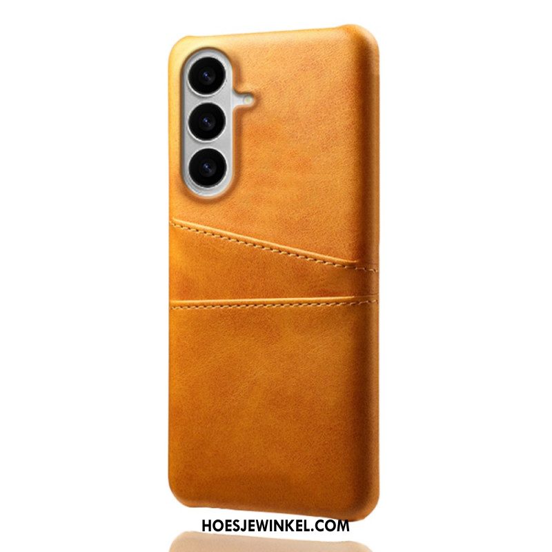 Hoesje Samsung Galaxy S26 Kaarthouder Met Lederlook Bescherming Hoesje