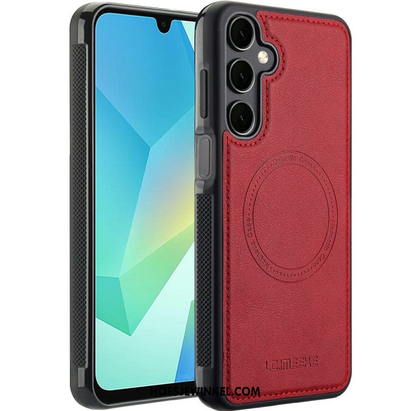 Hoesje Samsung Galaxy S26 Magnetische Portemonnee Met Leereffect Lc.imeeke