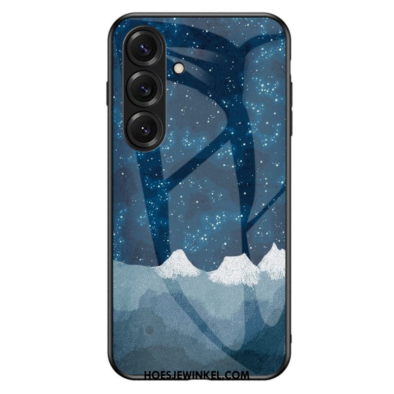 Hoesje Samsung Galaxy S26 Plus Gehard Glas Met Sterrenhemelmotief