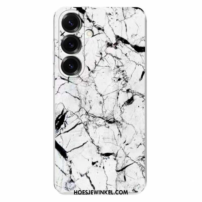 Hoesje Samsung Galaxy S26 Plus Marmer Bescherming Hoesje
