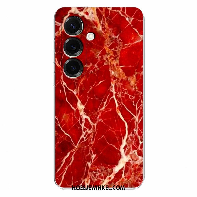 Hoesje Samsung Galaxy S26 Plus Marmer Bescherming Hoesje