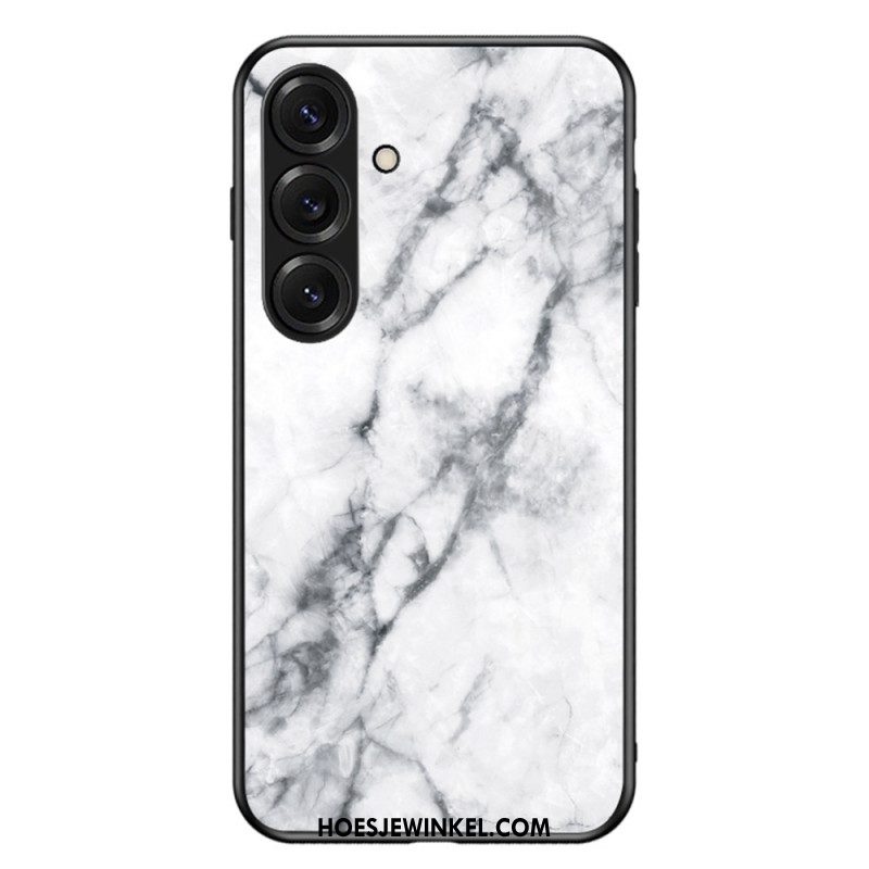 Hoesje Samsung Galaxy S26 Plus Marmeren Gehard Glas