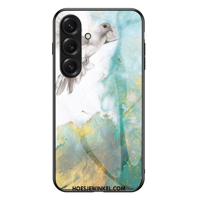 Hoesje Samsung Galaxy S26 Plus Marmeren Gehard Glas