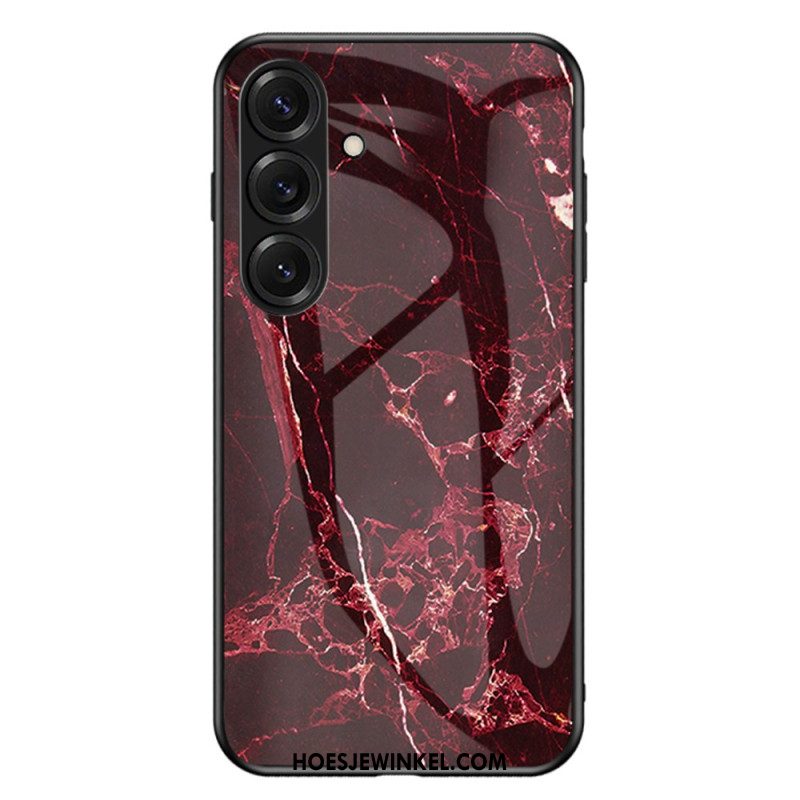 Hoesje Samsung Galaxy S26 Plus Marmeren Gehard Glas