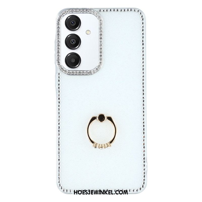 Hoesje Samsung Galaxy S26 Plus Ringhouder En Strass-steentjes Bescherming Hoesje