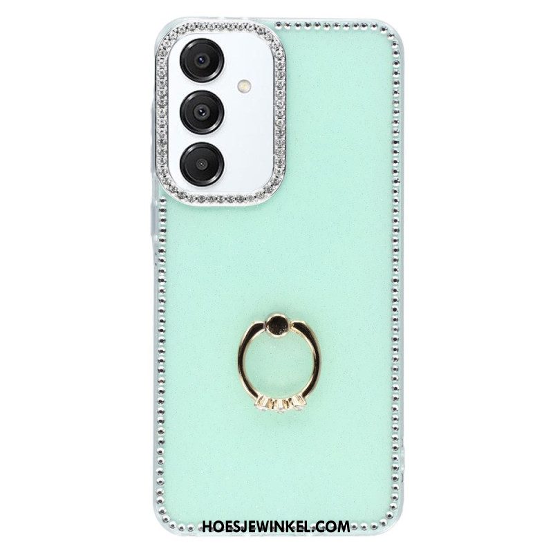 Hoesje Samsung Galaxy S26 Plus Ringhouder En Strass-steentjes Bescherming Hoesje