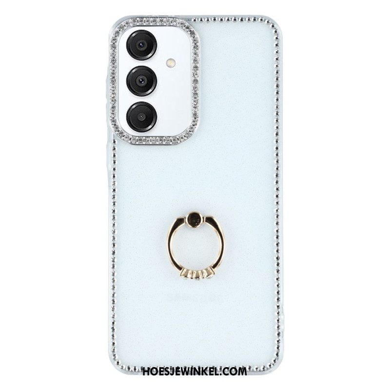 Hoesje Samsung Galaxy S26 Plus Ringhouder En Strass-steentjes Bescherming Hoesje