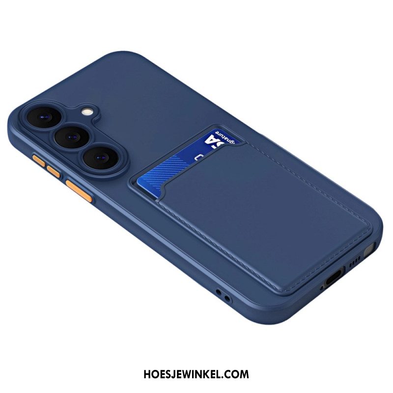 Hoesje Samsung Galaxy S26 Siliconen Met Kaarthouder Bescherming Hoesje
