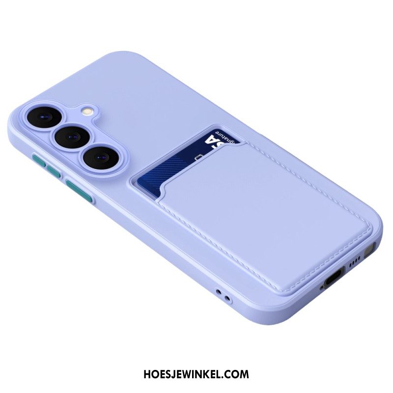 Hoesje Samsung Galaxy S26 Siliconen Met Kaarthouder Bescherming Hoesje