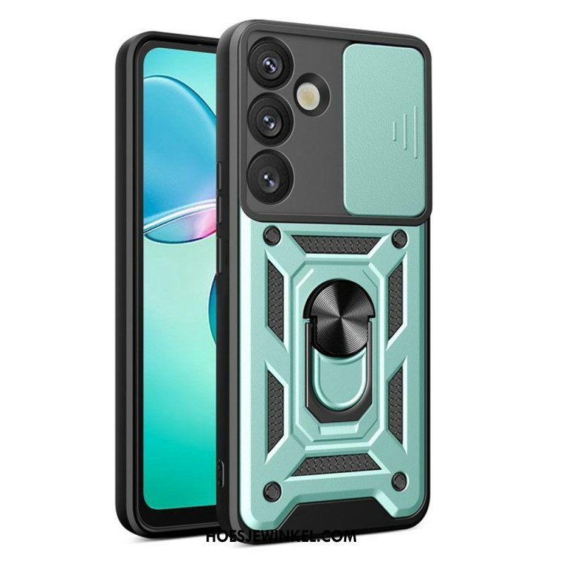 Hoesje Samsung Galaxy S26 Standaard En Verschuifbare Cameracover Bescherming Hoesje