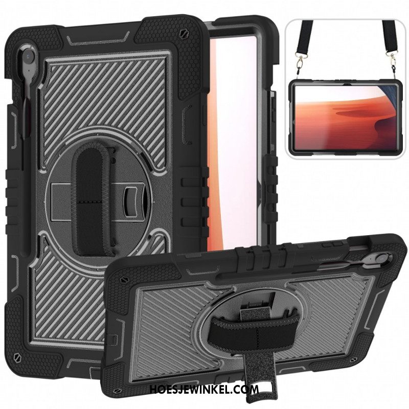 Hoesje Samsung Galaxy Tab S10 Fe Plus Standaard En Schouderband