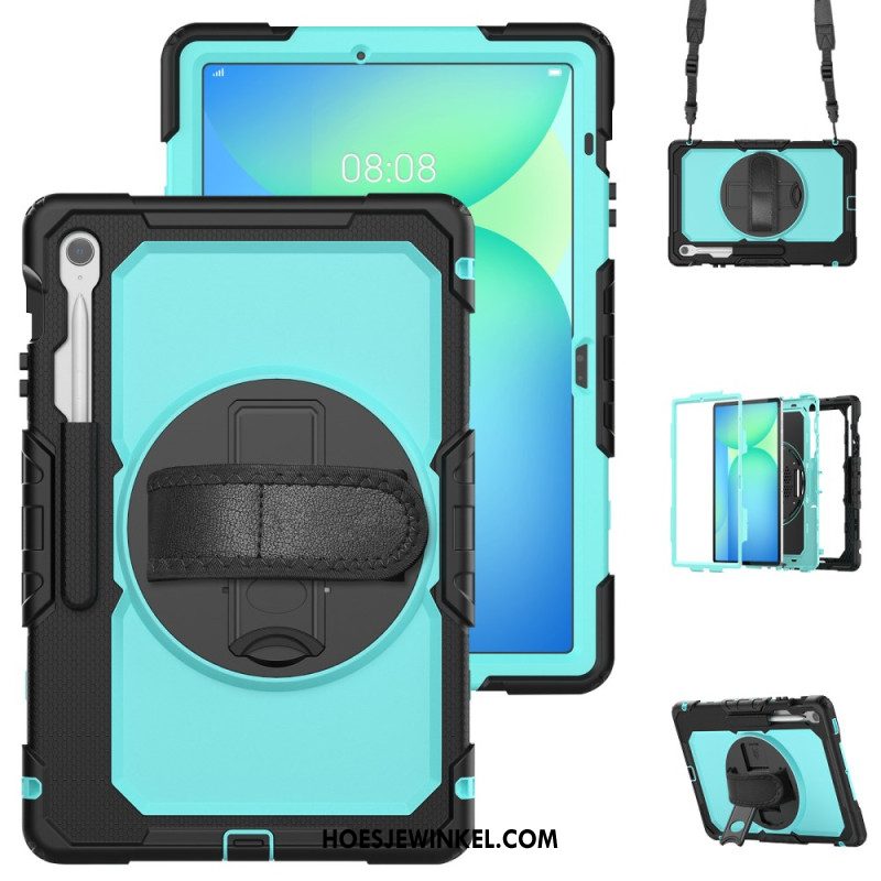 Hoesje Samsung Galaxy Tab S10 Fe Plus Ultra-resistent Met Schouderband Bescherming Hoesje