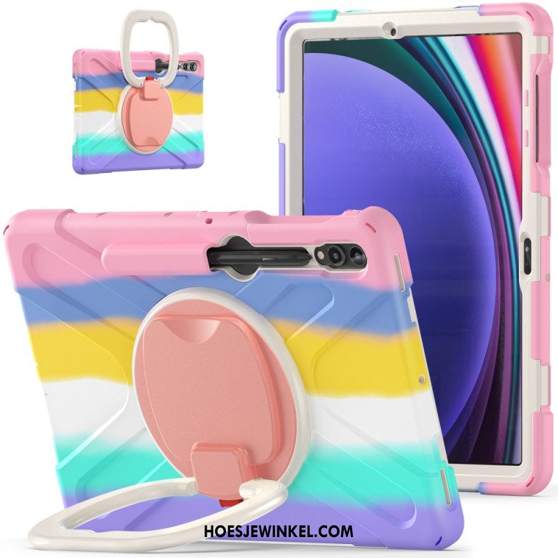 Hoesje Samsung Galaxy Tab S10 Plus Multifunctionele Draaibare Standaard En Handgreep