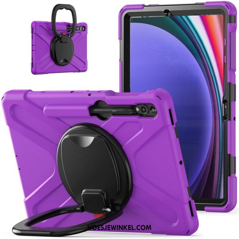 Hoesje Samsung Galaxy Tab S10 Plus Multifunctionele Draaibare Standaard En Handgreep