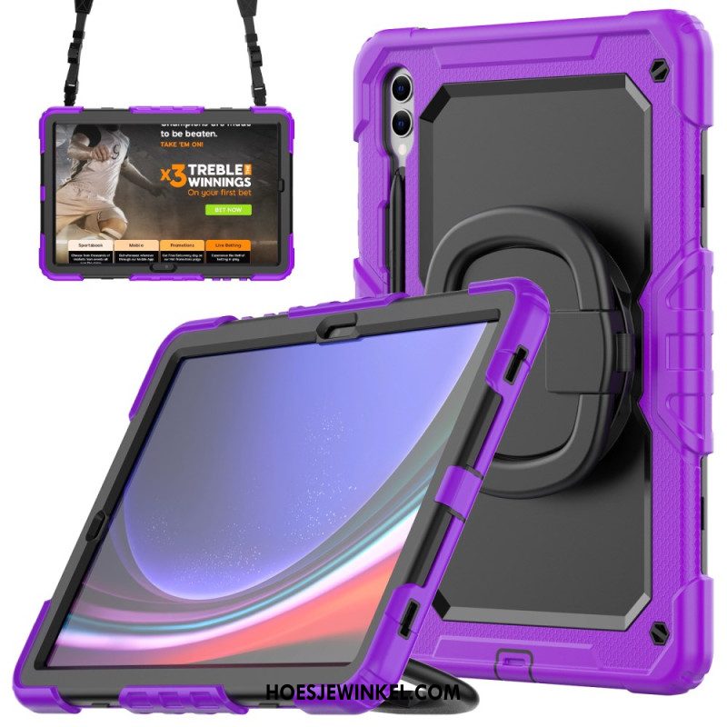 Hoesje Samsung Galaxy Tab S10 Ultra Premium Bescherming Met Schouderband Bescherming Hoesje