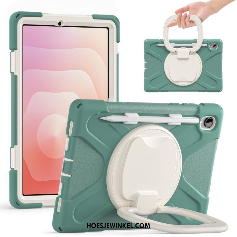 Hoesje Samsung Galaxy Tab S11 Drievoudige Bescherming Met Ringhouder Bescherming Hoesje
