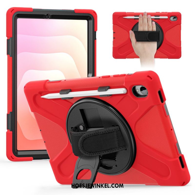 Hoesje Samsung Galaxy Tab S11 Ultra Duurzaam Met Stylushouder En Schouderriem Band