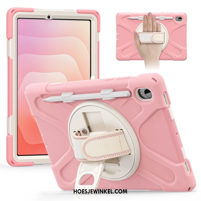 Hoesje Samsung Galaxy Tab S11 Ultra Duurzaam Met Stylushouder En Schouderriem Band