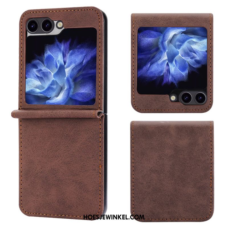 Hoesje Samsung Galaxy Z Flip 6 Imitatieleer