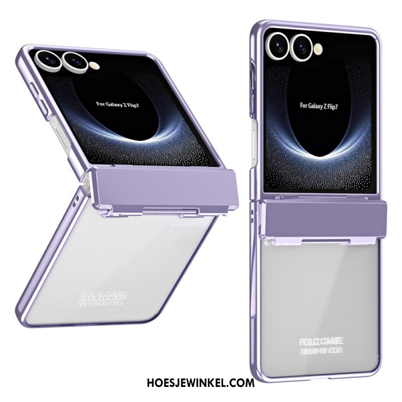 Hoesje Samsung Galaxy Z Flip 7 Anti-vingerafdruk Metallic Design Bescherming Hoesje