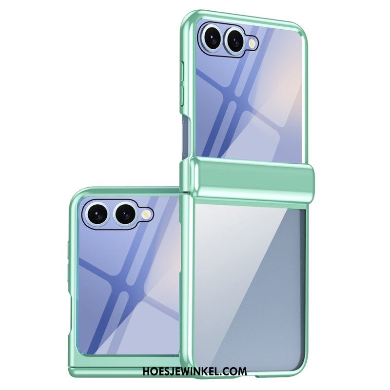 Hoesje Samsung Galaxy Z Flip 7 Bescherming Voor Scharnieren Met Metaaleffect