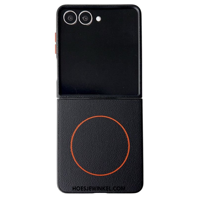 Hoesje Samsung Galaxy Z Flip 7 Compatibel Met Magsafe Orange Ring