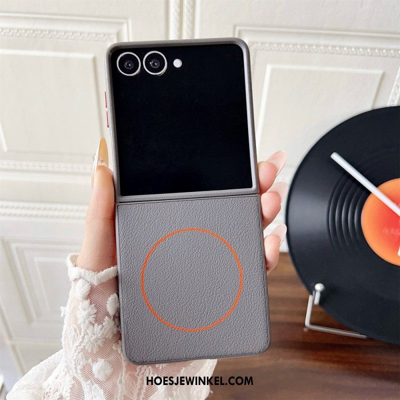 Hoesje Samsung Galaxy Z Flip 7 Compatibel Met Magsafe Orange Ring