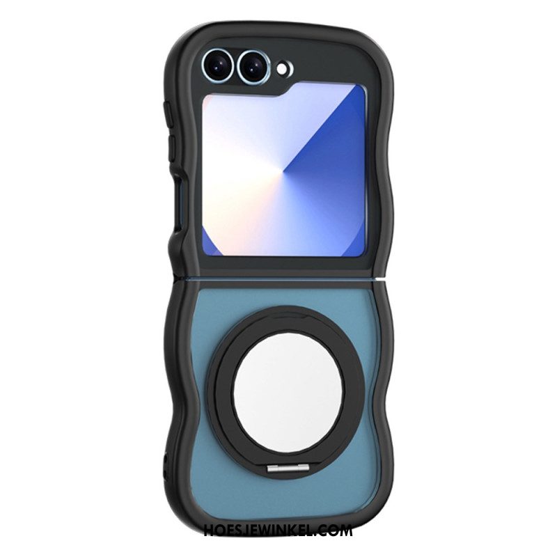 Hoesje Samsung Galaxy Z Flip 7 Fe Draaibare Standaard En Ingebouwde Spiegel Bescherming Hoesje