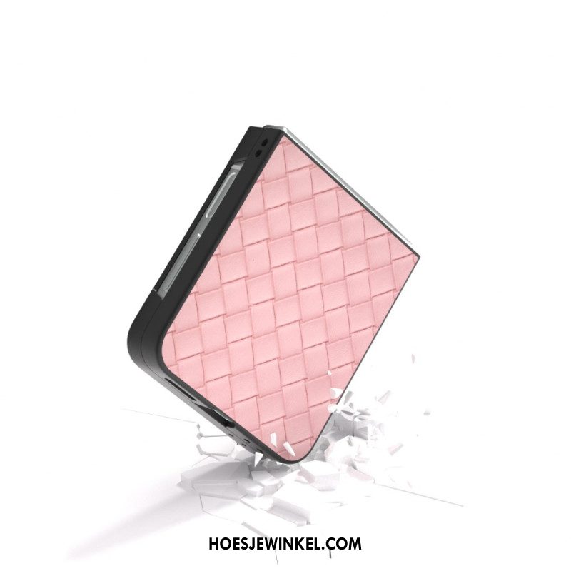 Hoesje Samsung Galaxy Z Flip 7 Fe Geweven Textuur