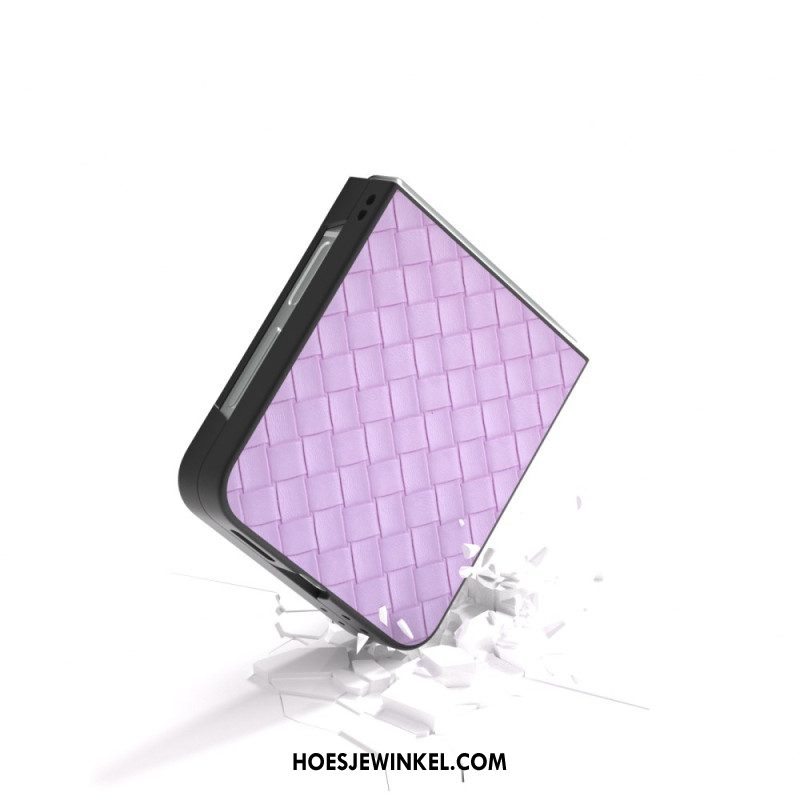 Hoesje Samsung Galaxy Z Flip 7 Fe Geweven Textuur