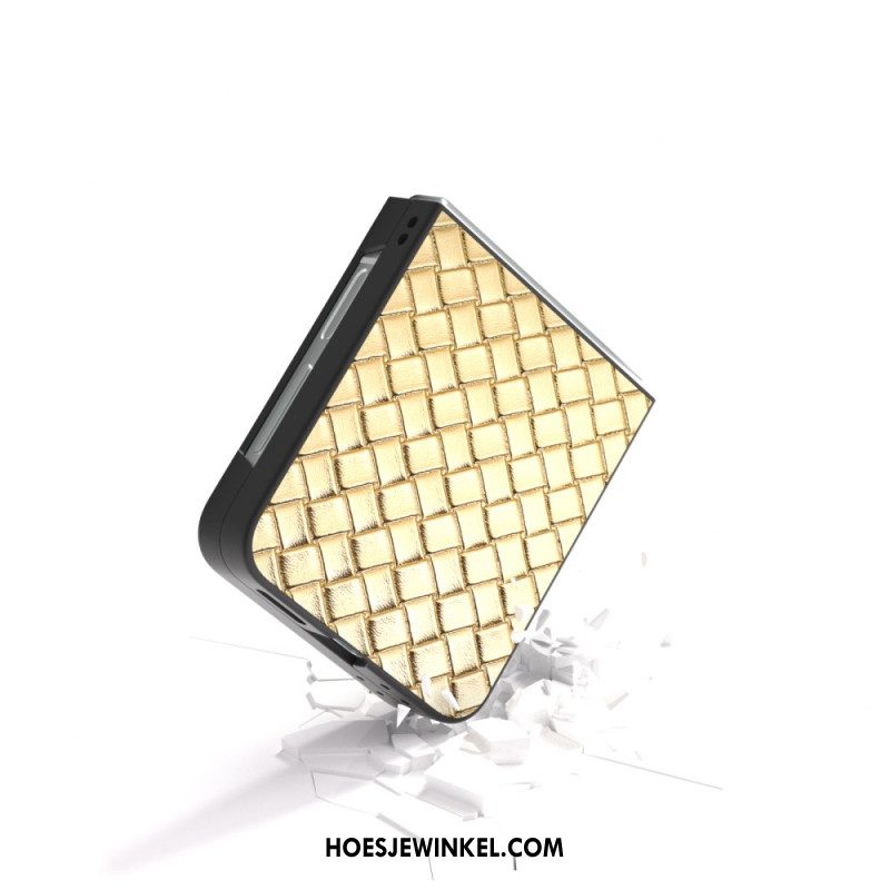 Hoesje Samsung Galaxy Z Flip 7 Fe Geweven Textuur