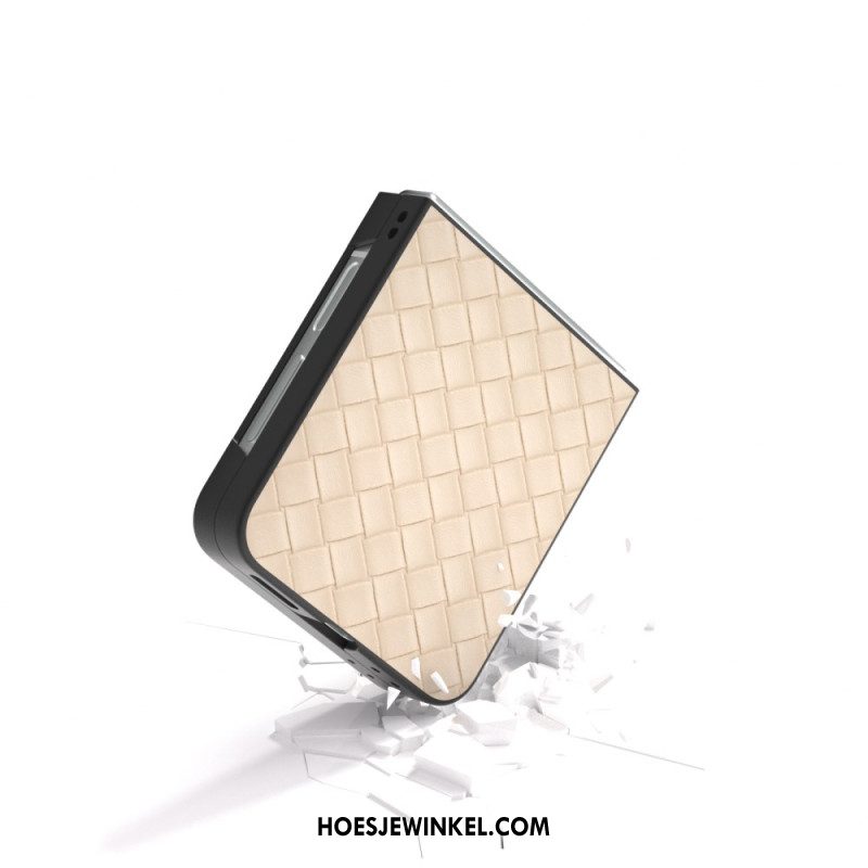 Hoesje Samsung Galaxy Z Flip 7 Fe Geweven Textuur