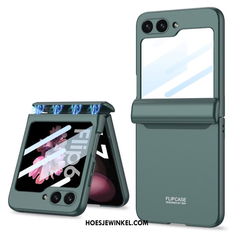 Hoesje Samsung Galaxy Z Flip 7 Fe Gkk Magnetisch Scharnier En Kleine Schermbeschermer Bescherming Hoesje