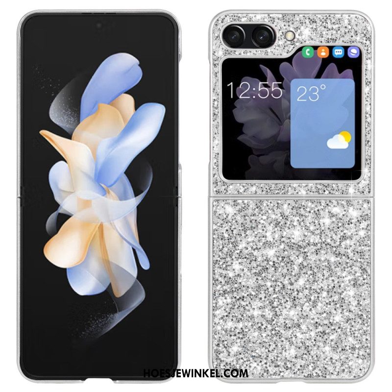 Hoesje Samsung Galaxy Z Flip 7 Fe Glitter Afwerking