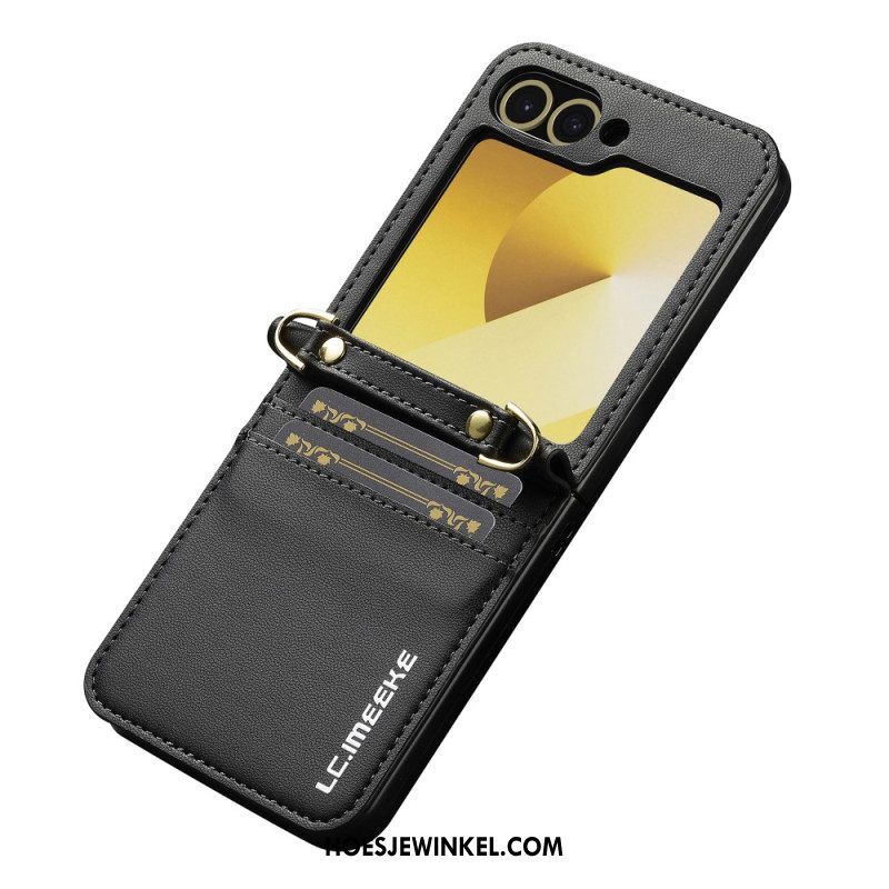 Hoesje Samsung Galaxy Z Flip 7 Fe Kaarthouder En Lange Riem