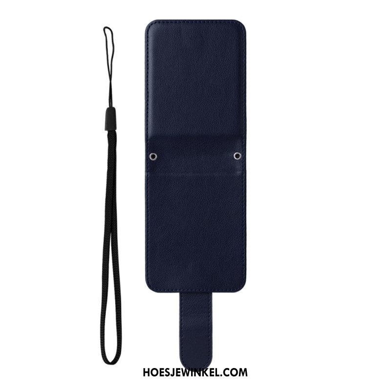 Hoesje Samsung Galaxy Z Flip 7 Fe Kaarthouder Met Leerlook