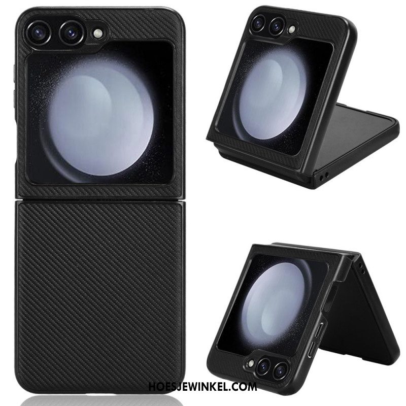 Hoesje Samsung Galaxy Z Flip 7 Fe Koolstofvezeltextuur