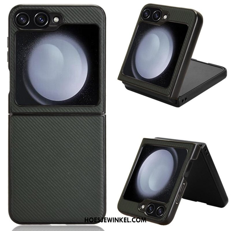 Hoesje Samsung Galaxy Z Flip 7 Fe Koolstofvezeltextuur