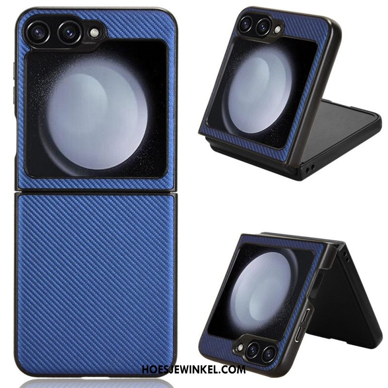Hoesje Samsung Galaxy Z Flip 7 Fe Koolstofvezeltextuur