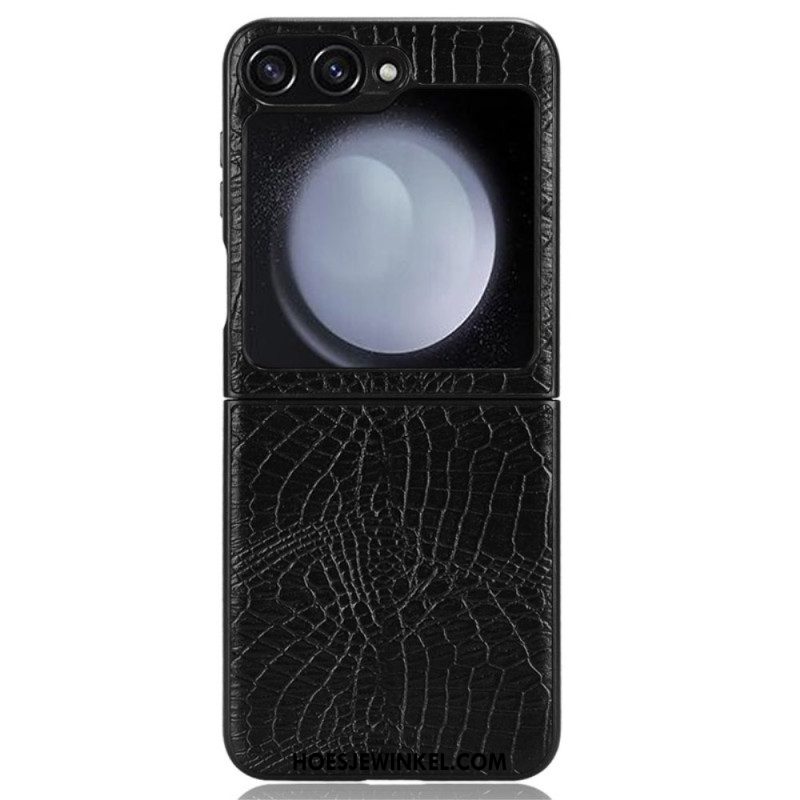 Hoesje Samsung Galaxy Z Flip 7 Fe Krokodillenleerstructuur