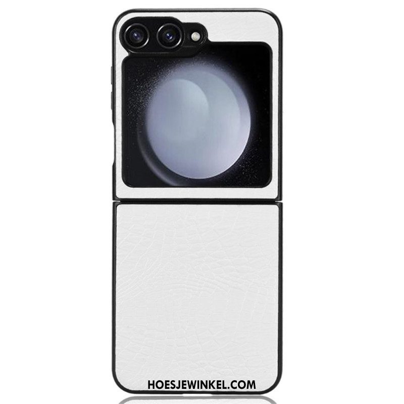 Hoesje Samsung Galaxy Z Flip 7 Fe Krokodillenleerstructuur