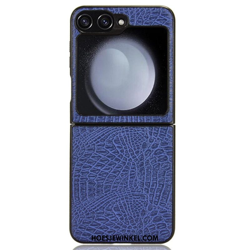 Hoesje Samsung Galaxy Z Flip 7 Fe Krokodillenleerstructuur