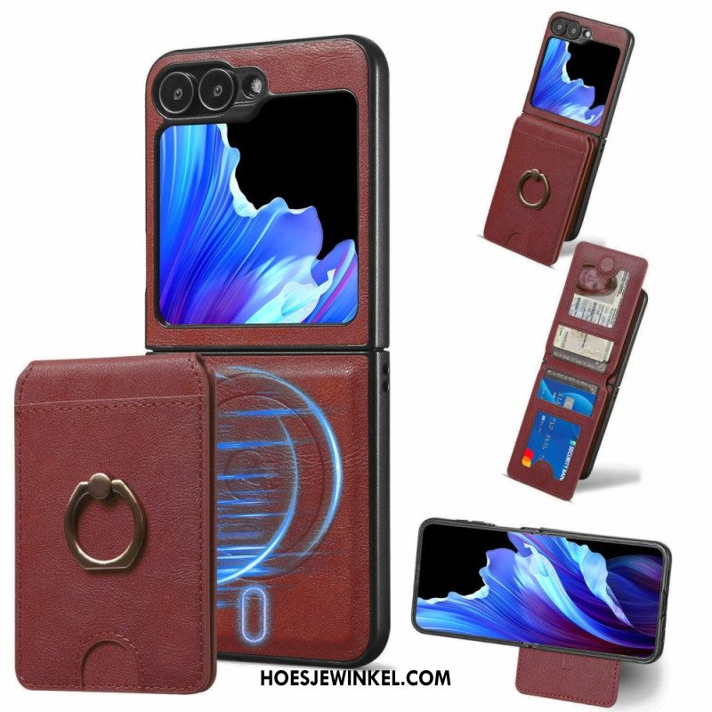 Hoesje Samsung Galaxy Z Flip 7 Fe Magnetisch Met Afneembare Kaarthouder